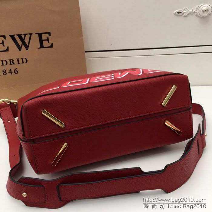 LOEWE羅意威 新款 原版牛皮 手提斜挎包 簡單百搭款 1819#  jdl1013